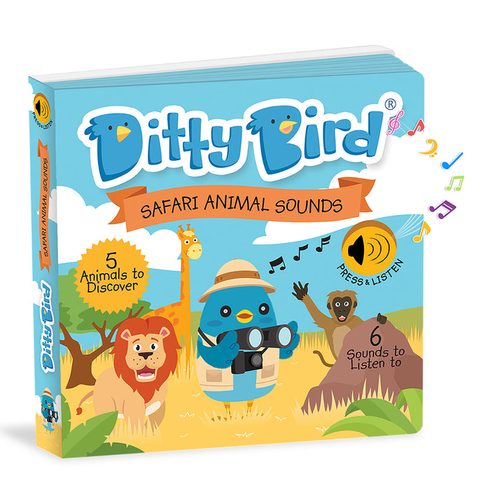 Ditty Bird Sound Book - Safari Animal