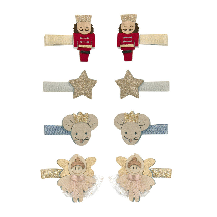 Christmas Nutcracker Mini Hair Clips