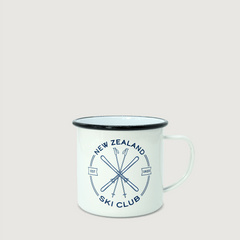 NZ Ski Club Enamel Mug