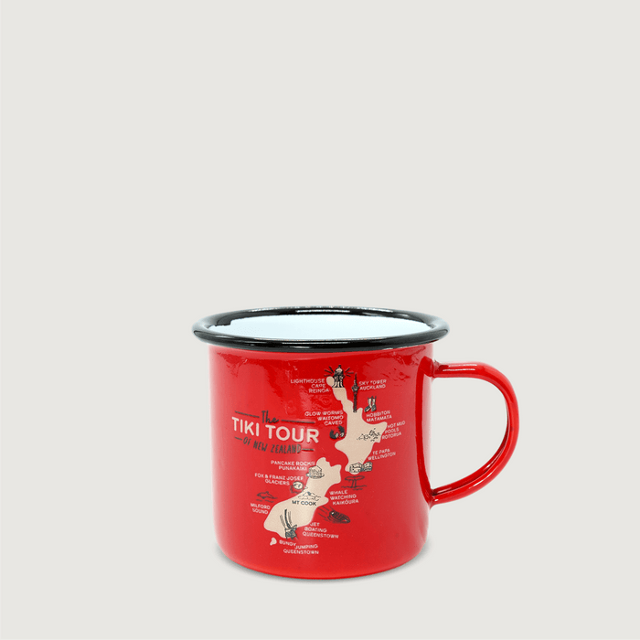 Tiki Tour Enamel Mug