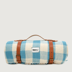 Picnic Blanket - Blue Check