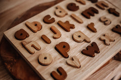Natural Lowercase Letter Puzzle