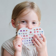 Mixed novelty stick on earrings