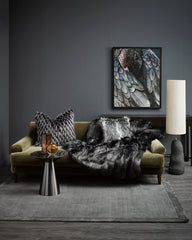 Alaskan Wolf Square Cushion