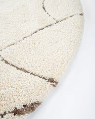 Aria Ivory Round Floor Rug