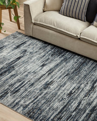 Caspian Navy Floor Rug
