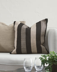Easton Black/Taupe Cushion