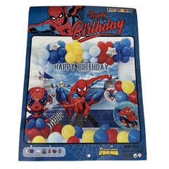 Birthday Balloon Set Spiderman -47pcs set