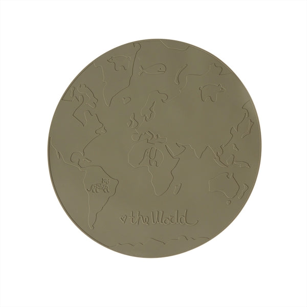 OYOY Placemat The World | Olive