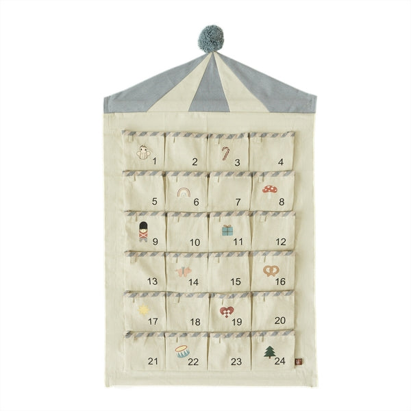 OYOY Circus Christmas Calender Blue