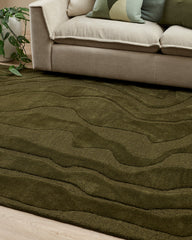 Mira Olive Floor Rug