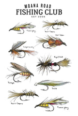 Moana Road Fly Fishing Tea Towel