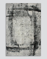 Quinn Ivory/Black Floor Rug