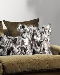Silver Pheasant Oblong Cushion