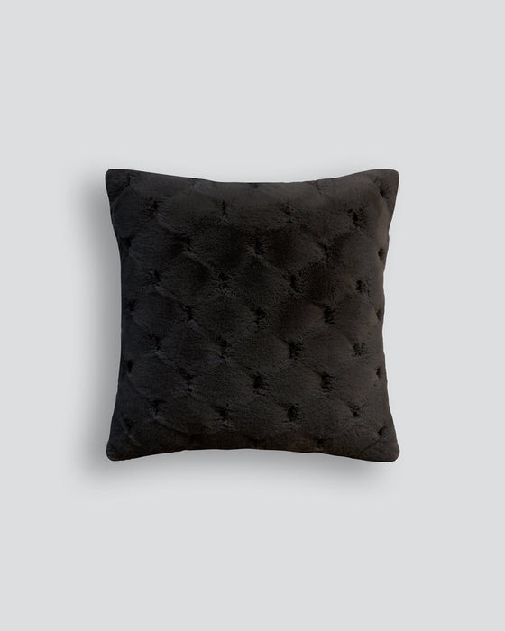 Valentina Black Square Cushion