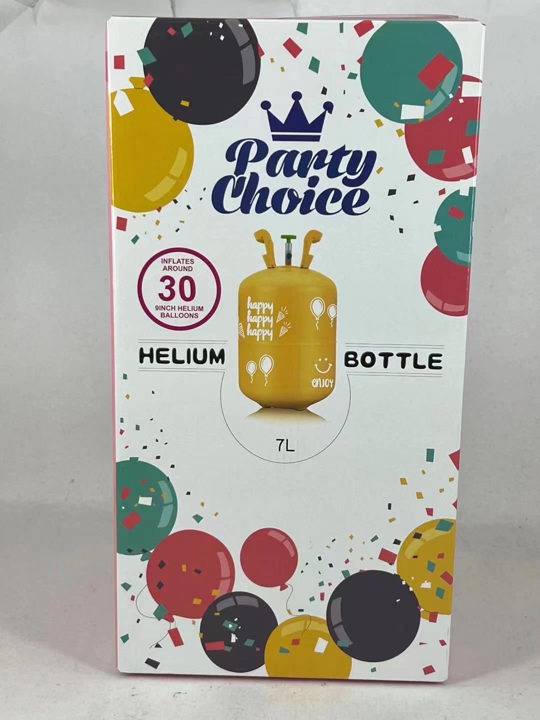 Helium Gas Balloon Tanks Bottle Kit 7L -30 Balloons Included