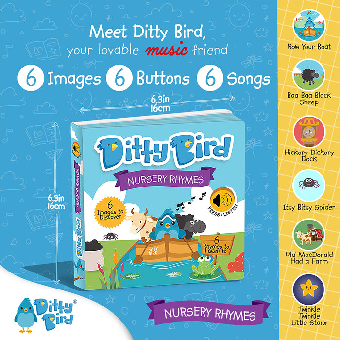 Ditty Bird Sound Book - Nursery Rhyme
