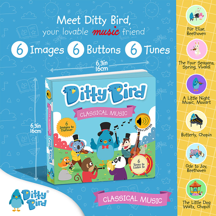 Ditty Bird Sound Book -Classical Music