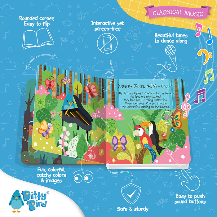 Ditty Bird Sound Book -Classical Music