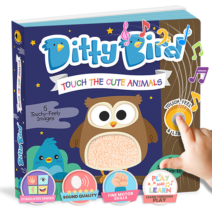 Ditty Bird Sound Book -Touch the Cute Animals