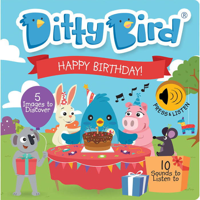 Ditty Bird Sound Book - Happy Birthday