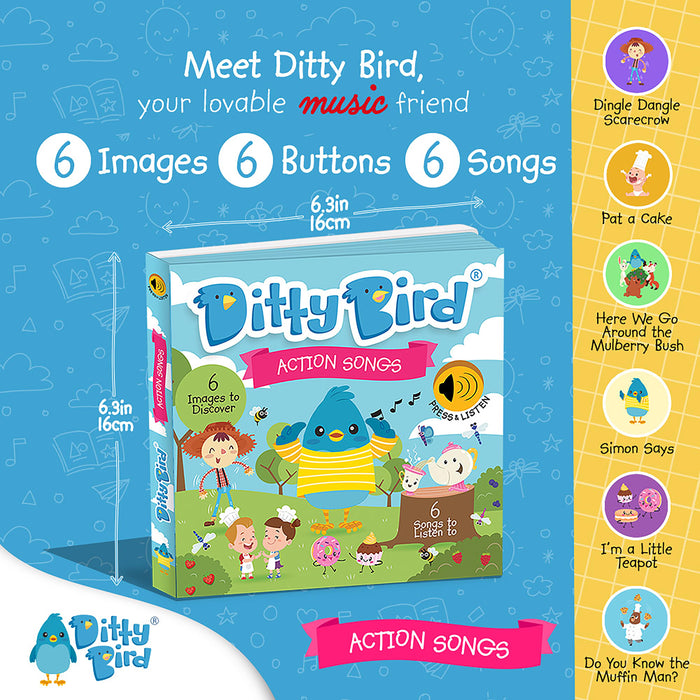 Ditty Bird Sound Book - Action Songs