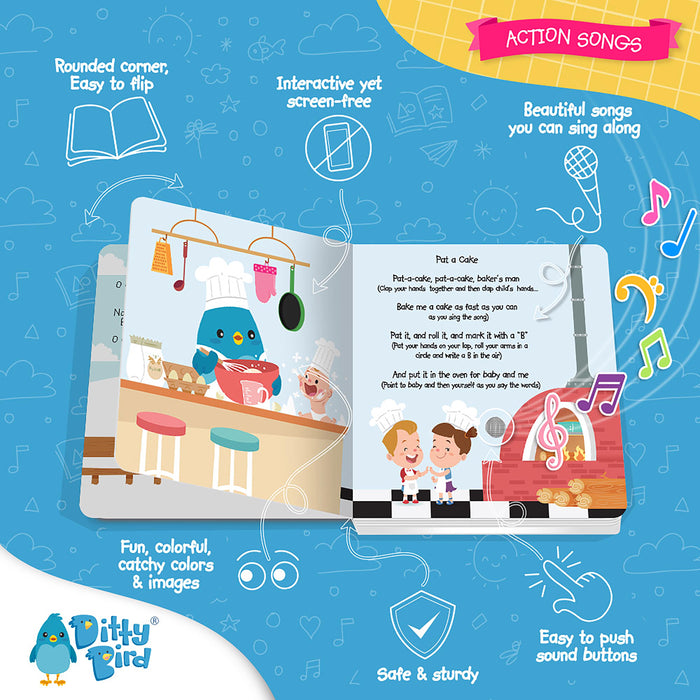 Ditty Bird Sound Book - Action Songs
