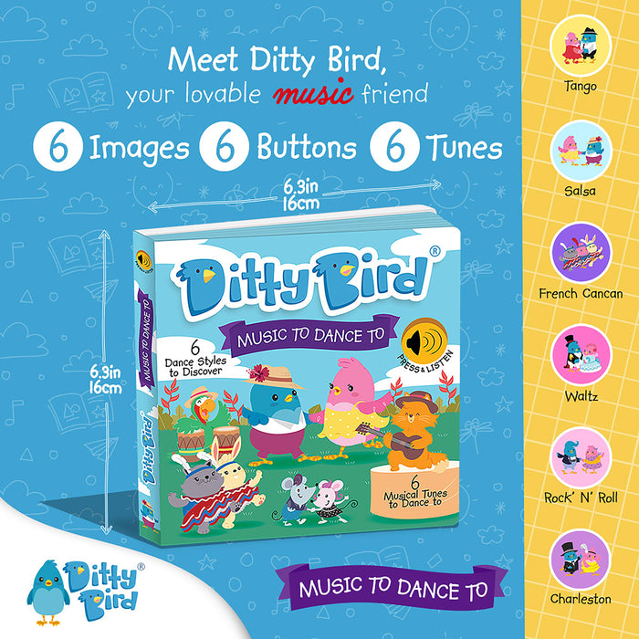 Ditty Bird Sound Book - Music To Dance To