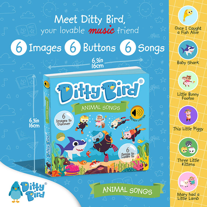 Ditty Bird Sound Book - Animal Songs