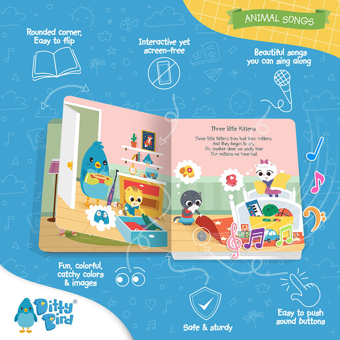 Ditty Bird Sound Book - Animal Songs