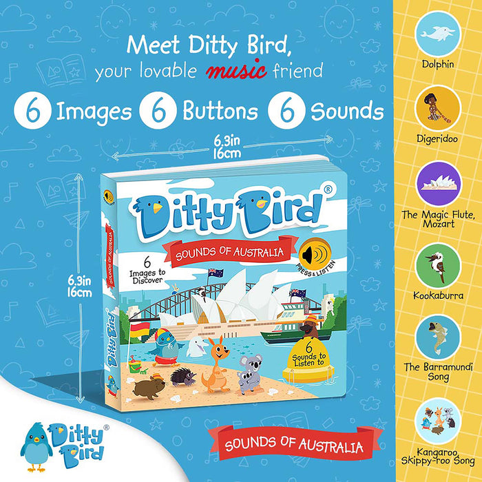 Ditty Bird Sound Book - Sounds of Australia