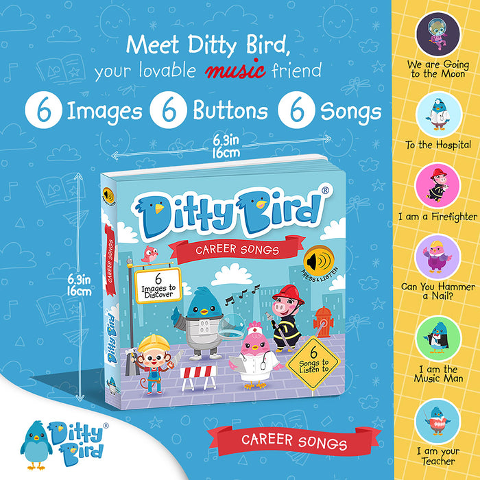 Ditty Bird Sound Book - When I Grow Up Songs