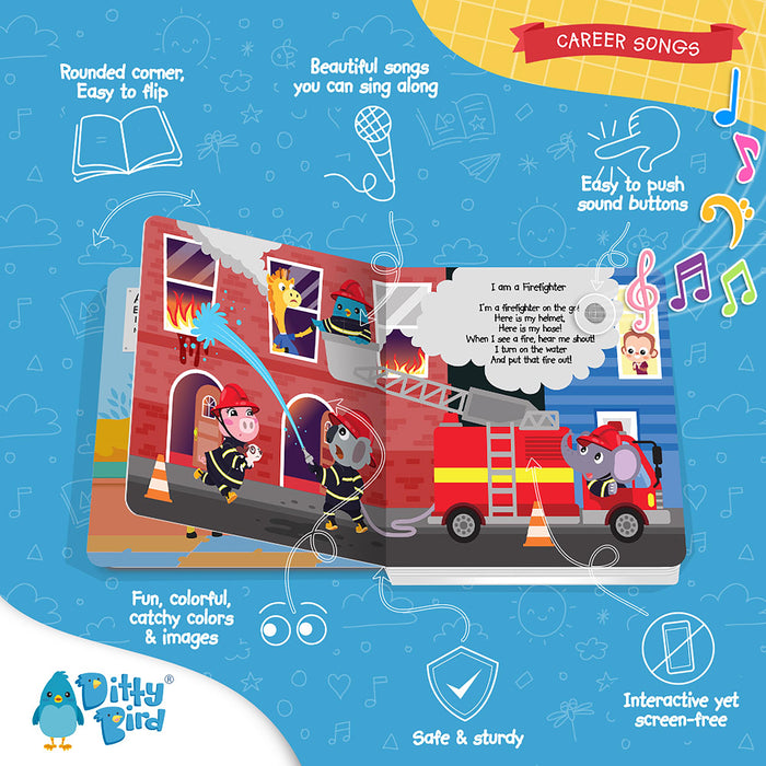 Ditty Bird Sound Book - When I Grow Up Songs