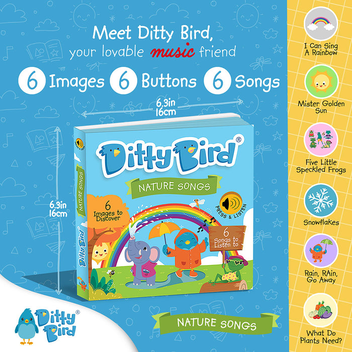 Ditty Bird Sound Book - Nature Songs