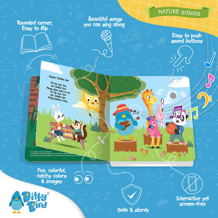 Ditty Bird Sound Book - Nature Songs