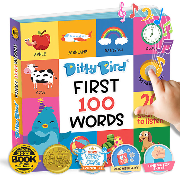 Ditty Bird Sound Book - First 100 Words