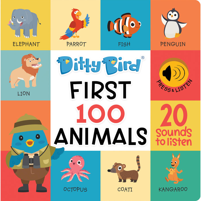 Ditty Bird Sound Book -First 100 Animals