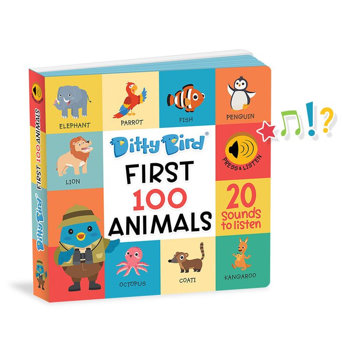 Ditty Bird Sound Book -First 100 Animals