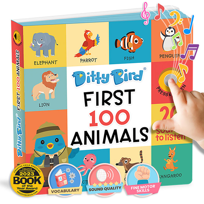 Ditty Bird Sound Book -First 100 Animals