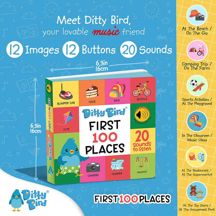 Ditty Bird Sound Book -First 100 Places