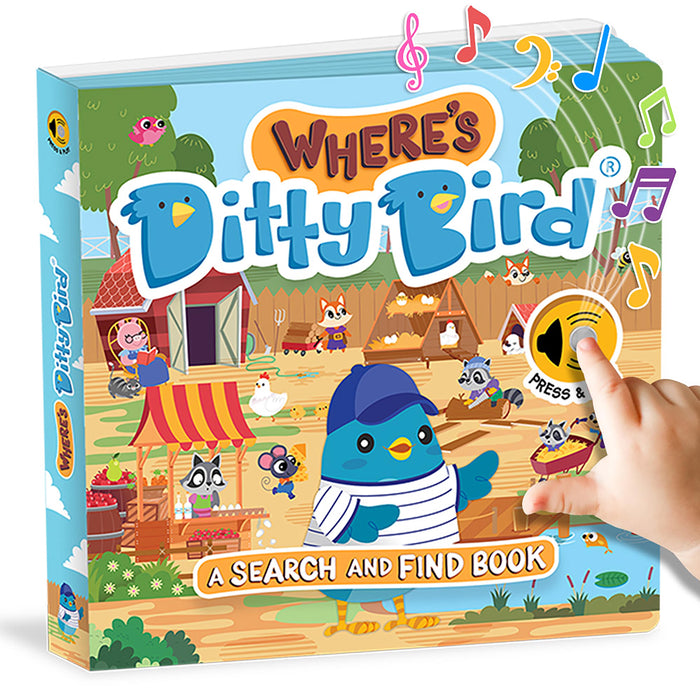 Ditty Bird Sound Book - Where's Ditty Bird?
