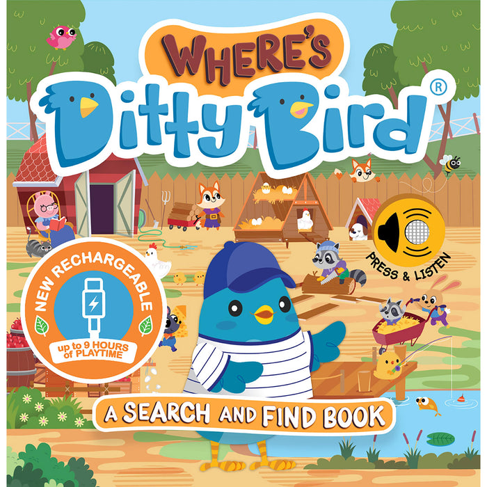 Ditty Bird Sound Book - Where's Ditty Bird?