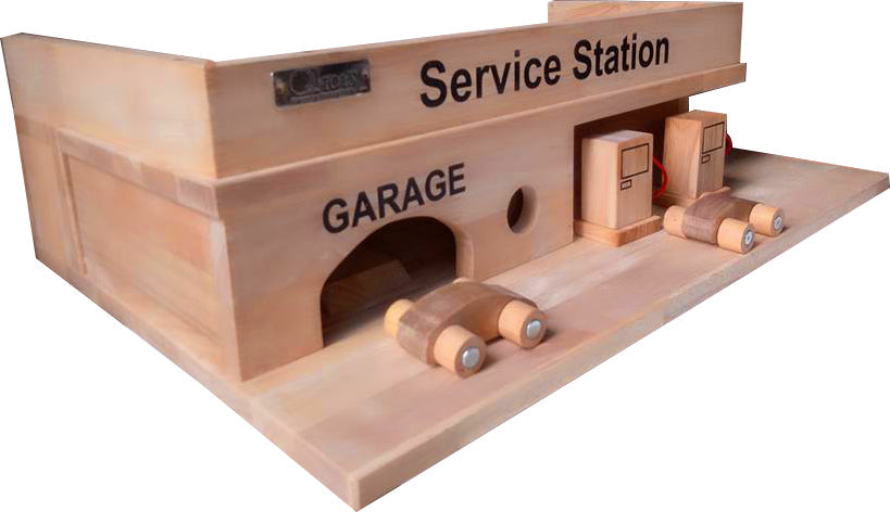 Solid Wooden Service Station