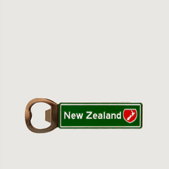 106 Road Trip Bottle Opener -Metal Magnet -New Zealand