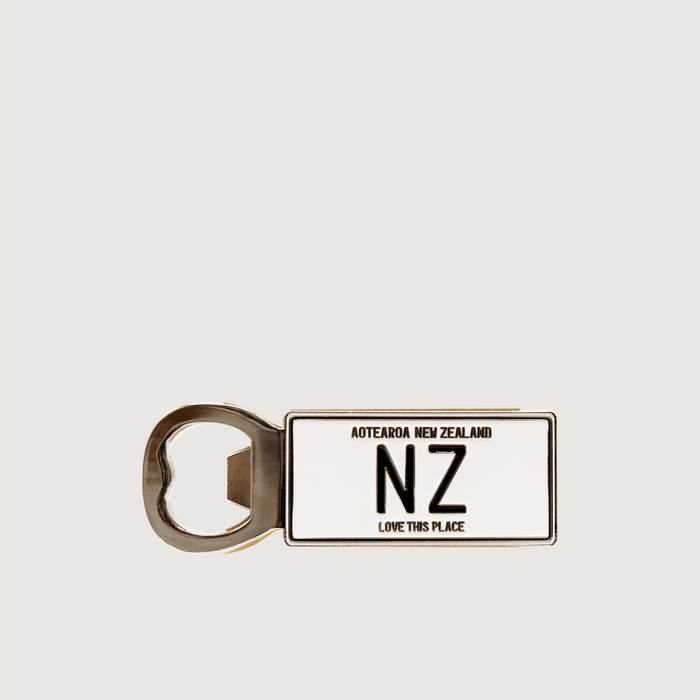 116 Number Plate Bottle Opener - Metal Magnet NZ
