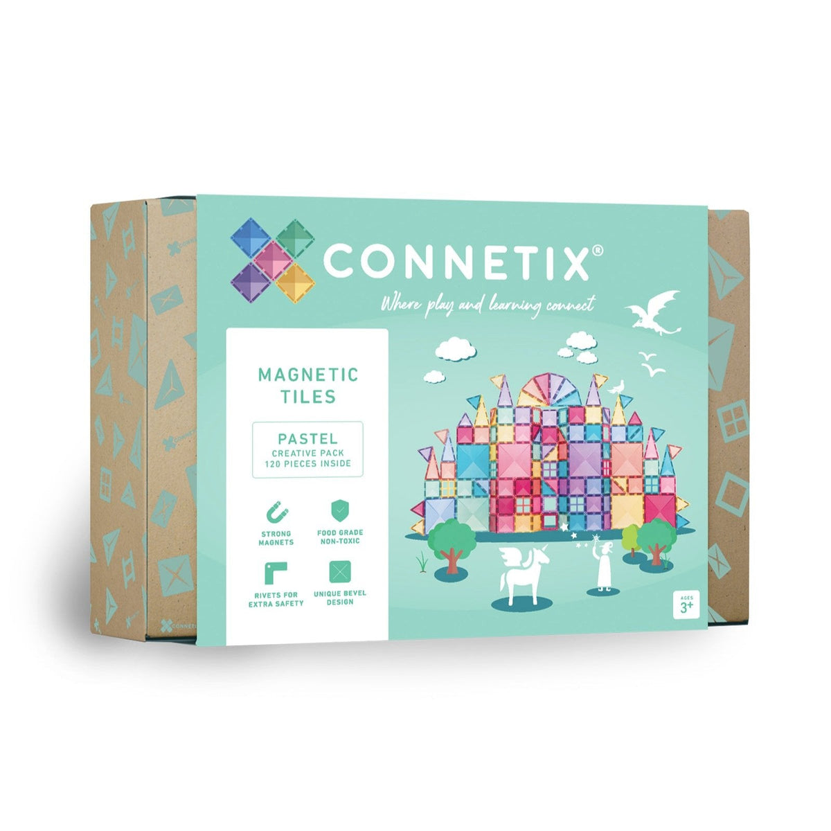 Connetix PASTEL | 120 Piece CREATIVE Pack