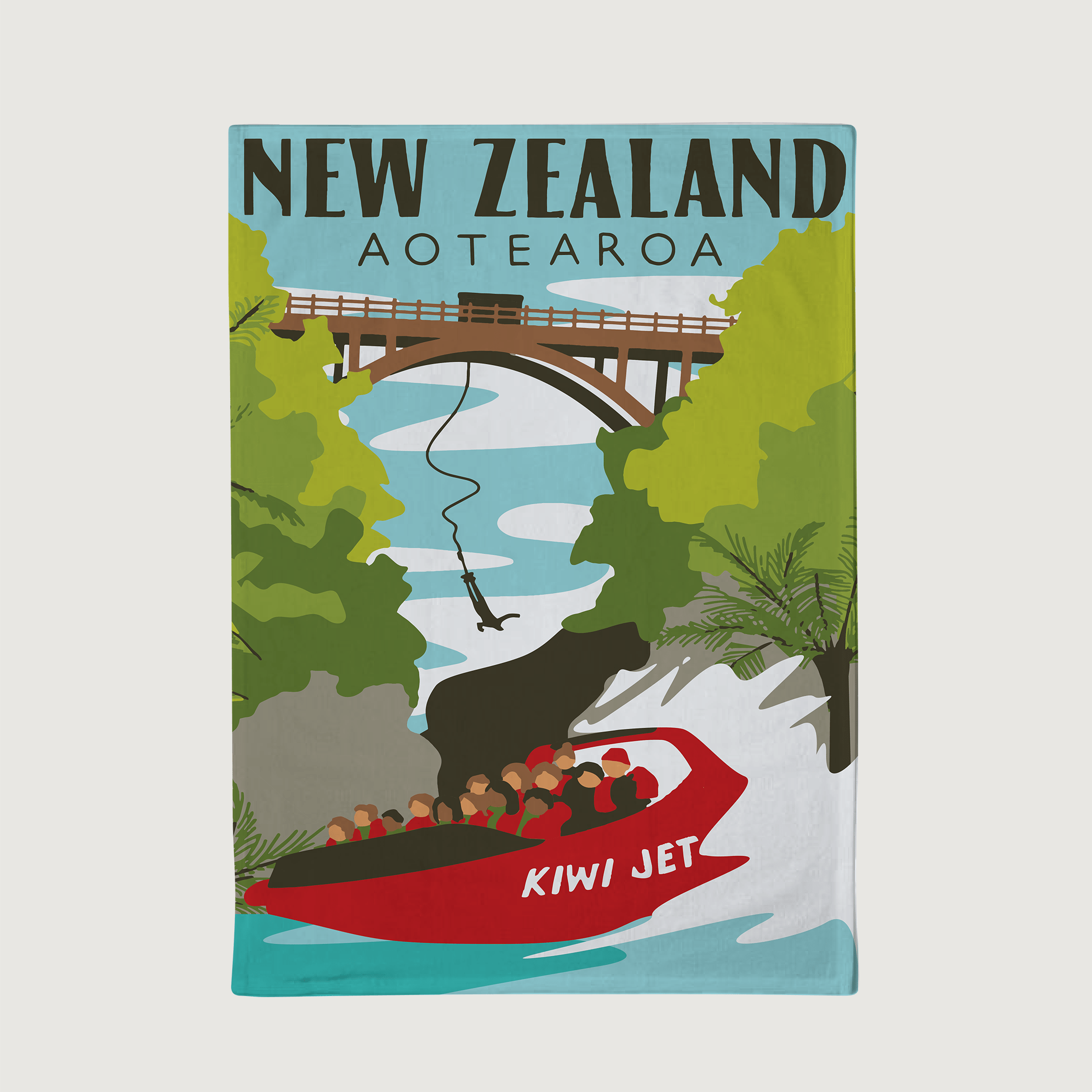 Moana Road - NZ Aotearoa tea towels