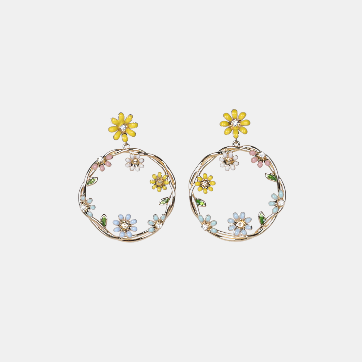 Daisy Earrings - Lemon