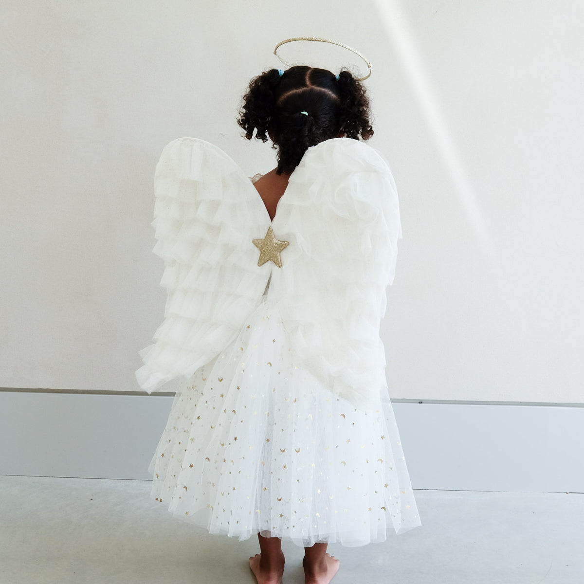 Angel Long Tutu White