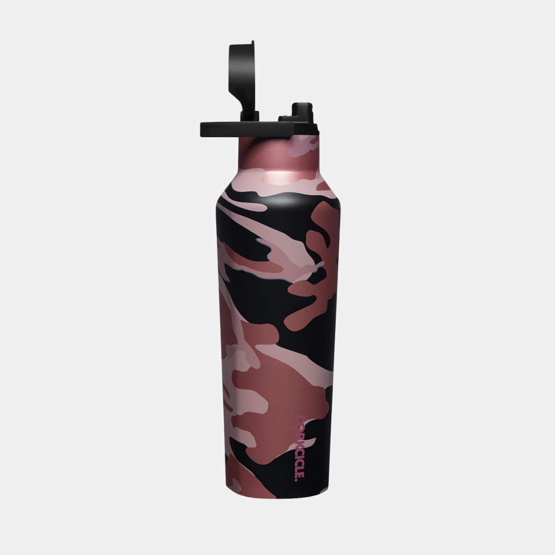 Corkcicle Camo Sports Canteen 600ml - Rose